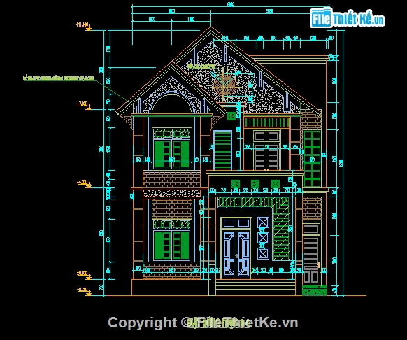 kết cấu biệt thự 2 tầng,bản vẽ biệt thự 2 tầng,bản vẽ kiến trúc,bàn vẽ cad biệt thự,bản vẽ autocad biệt thự 2 tầng.